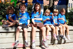 Chinatown cheering section