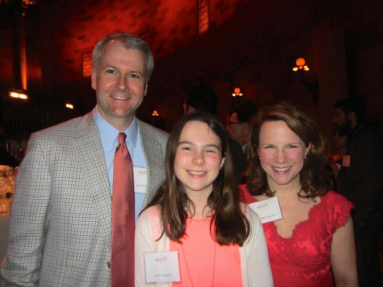 Family at MJFF Team Fox MVP Dinner